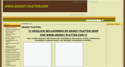 Desktop Screenshot of granit-platten.com